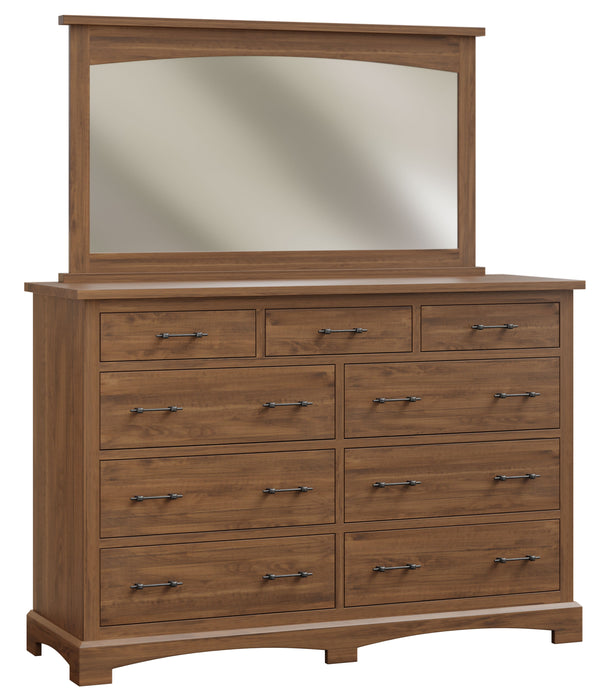 Yorkshire Tall Dresser with Beveled Mirror Front Facing