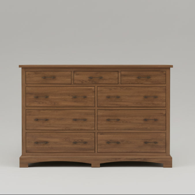Yorkshire Tall Dresser with Beveled Mirror Front Facing