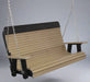 Amish Yukon Contour Back Poly 5' Settee Swing - Poly Colors Antique Mahogany on Black - 20 Year Warranty - Secondary Photo