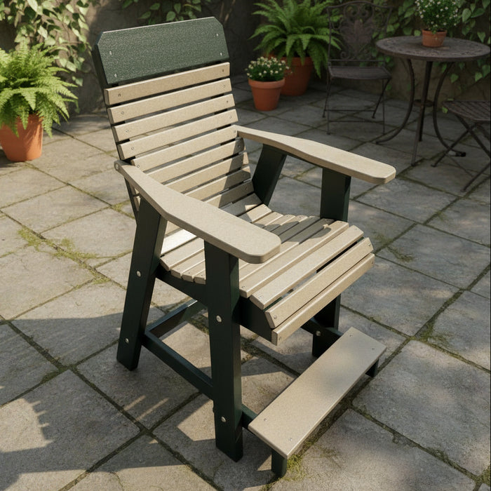 Amish Comfort Back Balcony Chair