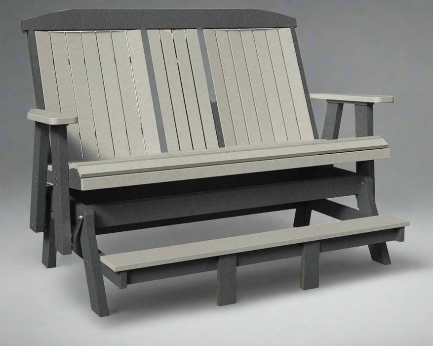 Amish gateway 5 foot counter height glider poly outdoor furniture