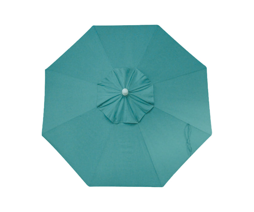 Amish Signature Market Umbrella - Multiple Fabrics Aqua Umbrellas