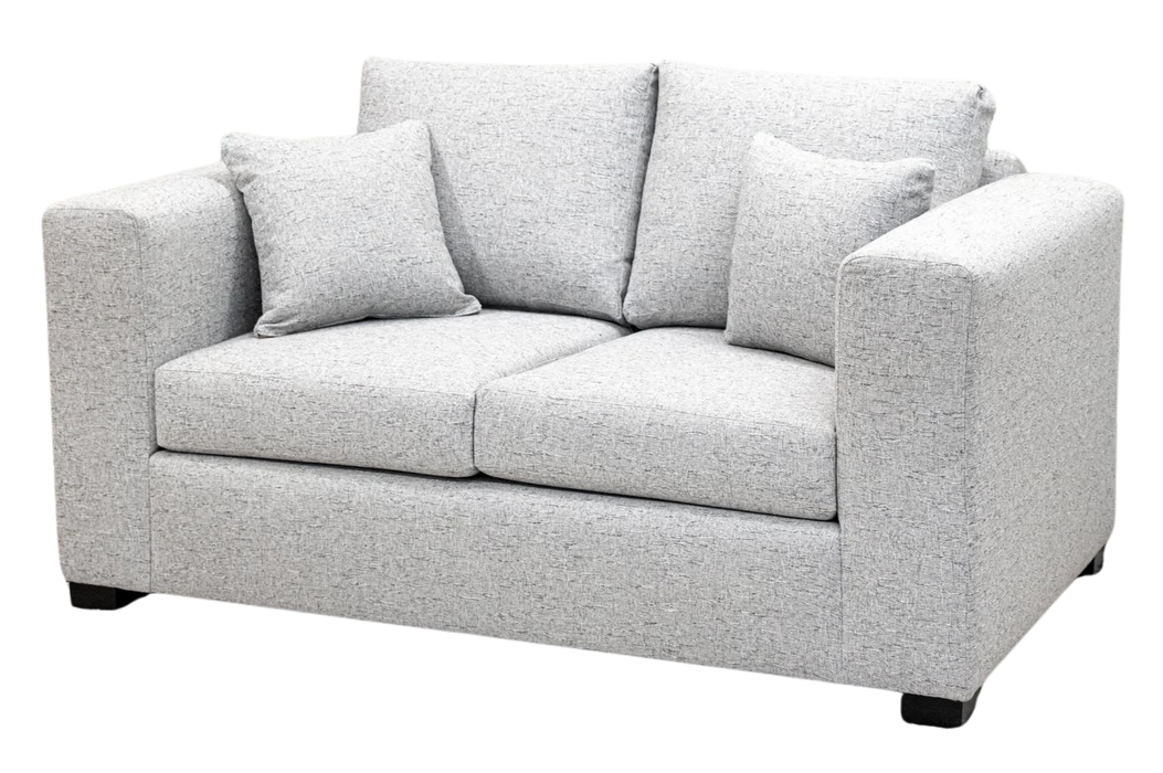 Amish Ashton Loveseat Stationary Love Seats Contemporary Indoor Fabric Modern Weaver's Fabrics