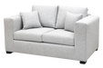 Amish Ashton Loveseat Stationary Love Seats Contemporary Indoor Fabric Modern Weaver's Fabrics