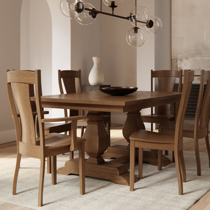 Quick Ship Amish Ashville Dining Chair Dining Chairs Contemporary