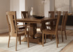 Amish Ashville Dining Set Double Pedestal Table & Chair Sets Farmhouse Traditional