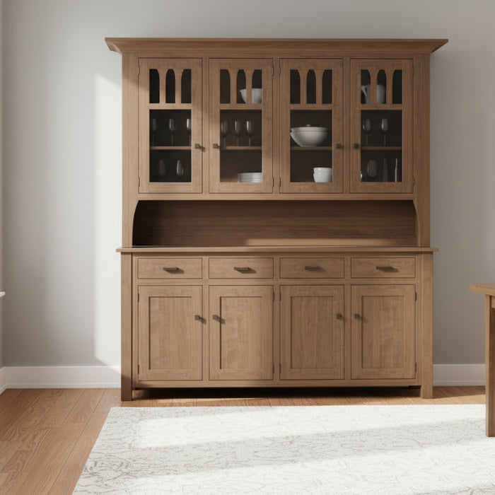 Amish Aspen 4-Door Hutch