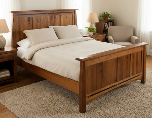 Amish Aspen Collection Panel Beds Farmhouse