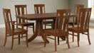 Amish Aurora Dining Set Double Pedestal Table & Chair Sets Shaker Traditional