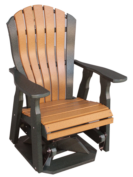 Bentback Swivel Adirondack Glider Gliders - Single Bentback