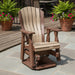 Bentback Swivel Adirondack Glider Gliders - Single Bentback