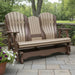 Bentback Adirondack 5' Settee Glider Gliders - 5 Foot Bentback