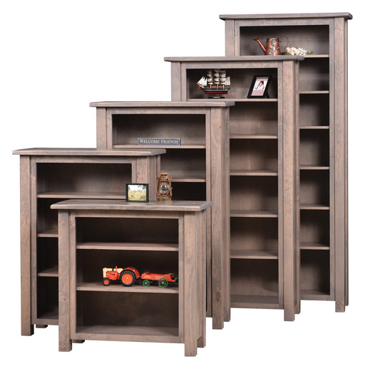 Barn Floor Open Bookcase 36" Wide Bookcases Farmhouse