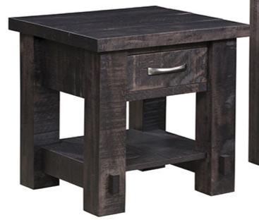 Amish Boulder Ridge End Table End Tables Farmhouse