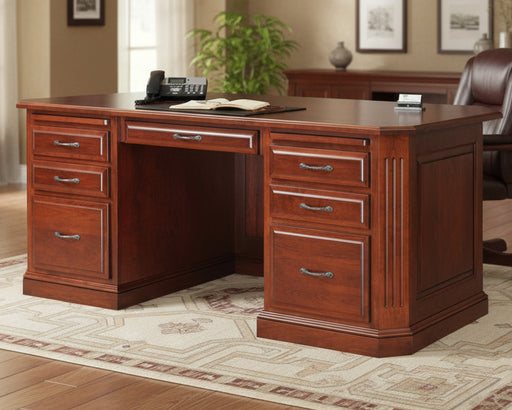 Amish Buckingham Executive Desk Executive Desks Traditional