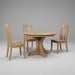 Amish Buckeye Single Pedestal Table Single Pedestal Tables Traditional