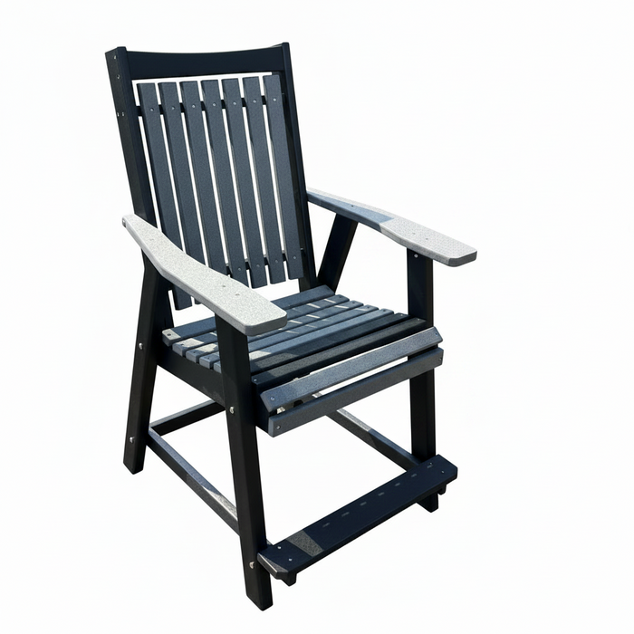Amish Sonoma Firepit & Mission Balcony Chair Set - In-Stock - Multiple Colors