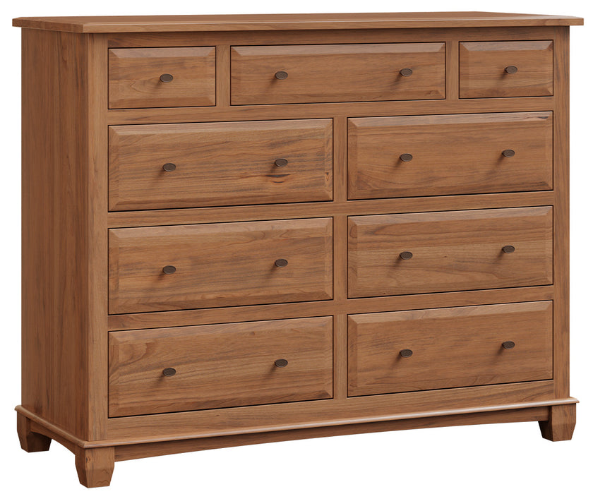 Amish Bella 9-Drawer Dresser