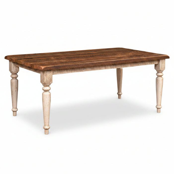Belmont Reclaimed Leg Table Leg Dining Tables Farmhouse Reclaimed Barnwood