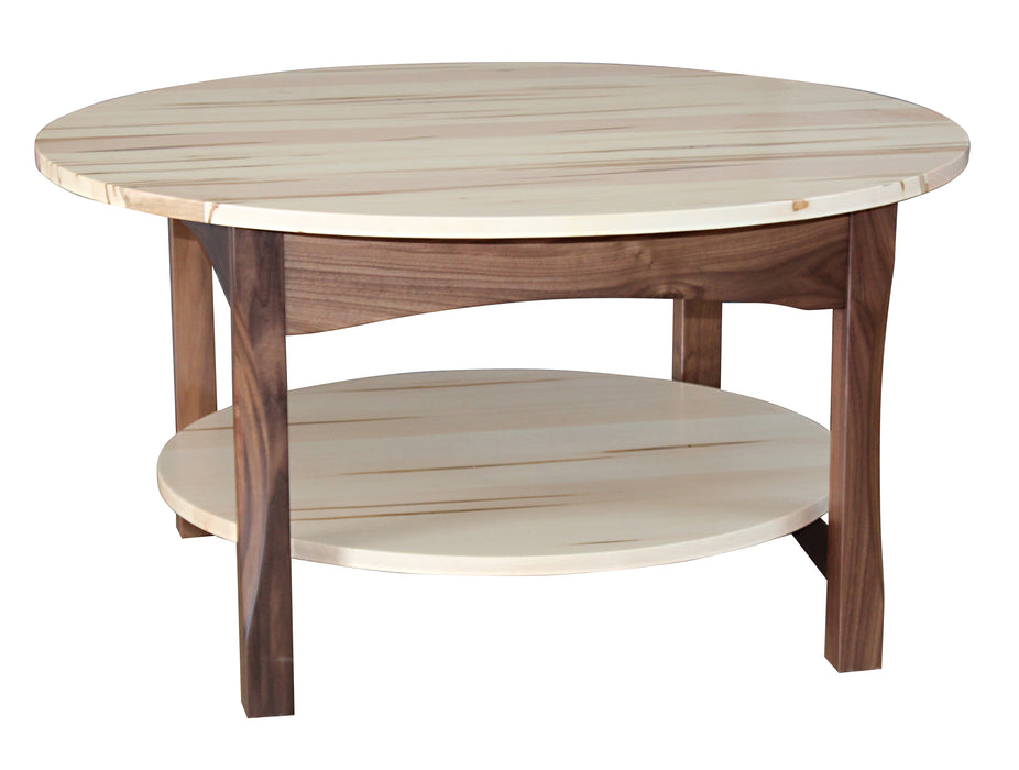 Amish Bennett Round Living Room Tables