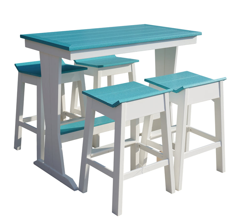 Berkeley Counter Table & Barstools Set Table & Chair Sets