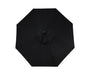 Amish Signature Market Umbrella - Multiple Fabrics Black Umbrellas