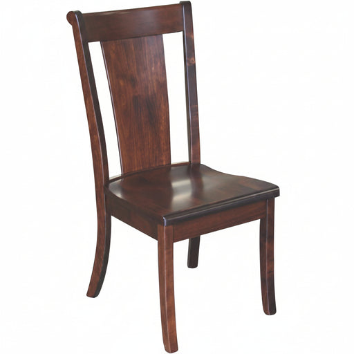 Amish Brady Dining Chair
Amish made wooden chair
Side Chair: 19" Wide x 17" Deep x 40" High
Arm Chair: 24" Wide x 17" Deep x 40" High