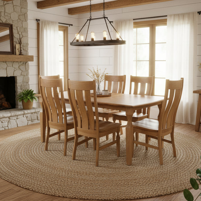 Amish Brantley Leg Table Dining Set - Ready in 3 Days!