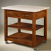 Amish Brookline 37" Open Island Kitchen Islands: 30-39" Mission Shaker