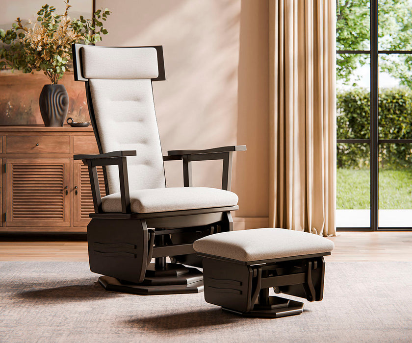 Amish London Gliding Ottoman