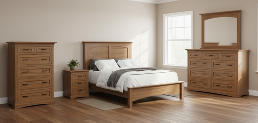 Amish Buckeye Bedroom Set 5-Piece Set Traditional