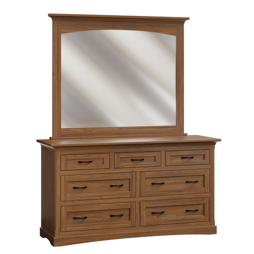 Amish Buckeye Low Dresser With Mirror Option Dressers Traditional