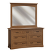 Amish Buckeye Low Dresser With Mirror Option Dressers Traditional