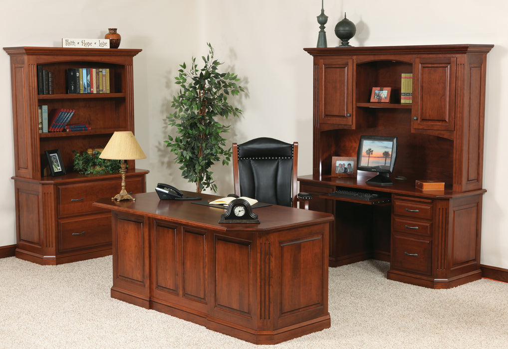 Amish Buckingham Executive Desk Executive Desks Traditional