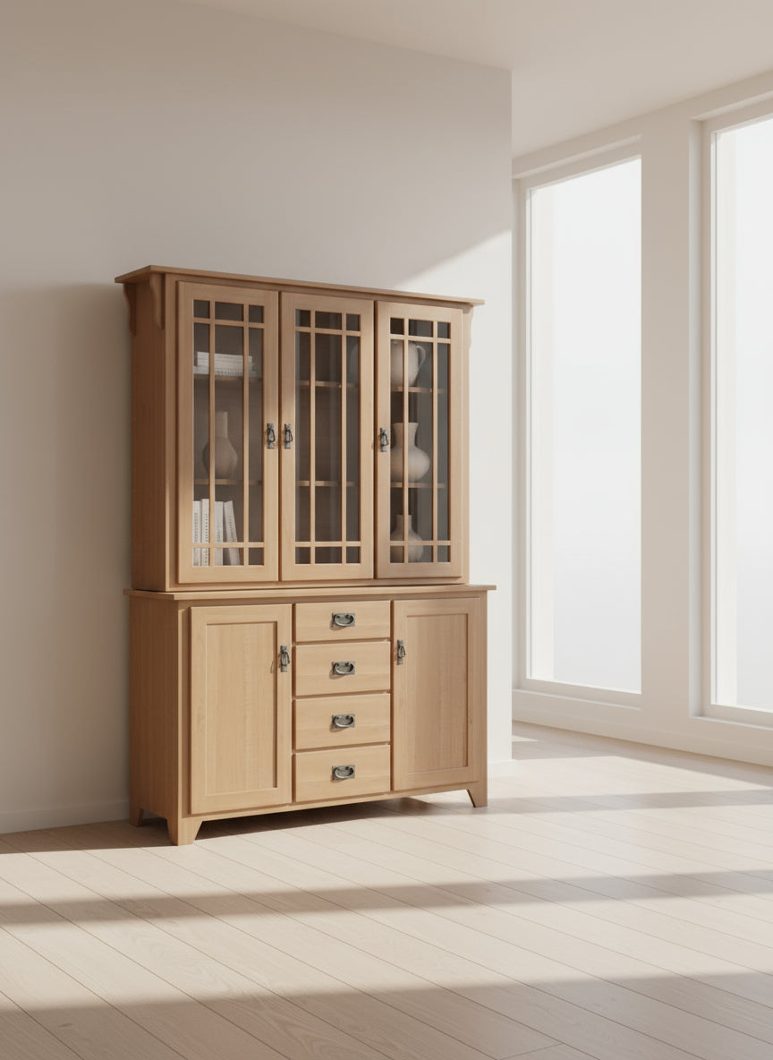 Burkholder Mission 3-Door Hutch 3-Door Hutches Mission