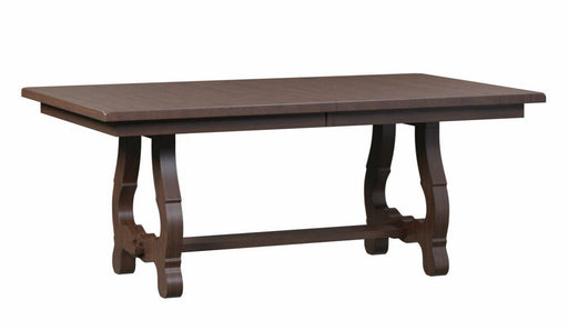 Amish Cascade Trestle Table Trestle Dining Tables Contemporary