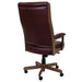 Clark Executive Office Chair Tufted Fabric/Leather Office Chairs Heartland Fabric Indoor Fabric