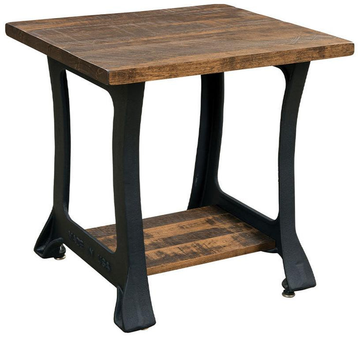 Amish Cast Iron End Table End Tables Farmhouse