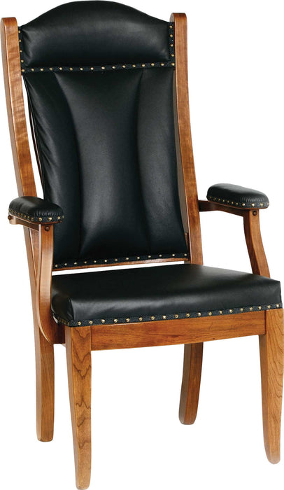 Amish Client Arm Chair Fabric/Leather Office Chairs Heartland Fabric Indoor Fabric