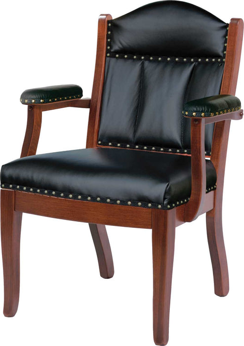 Amish Client Arm Chair with Low Back