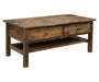 Amish Chippendale Coffee Table Coffee Tables Farmhouse