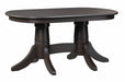 Amish Classic Shaker Double Pedestal Table Double Pedestal Dining Tables Contemporary