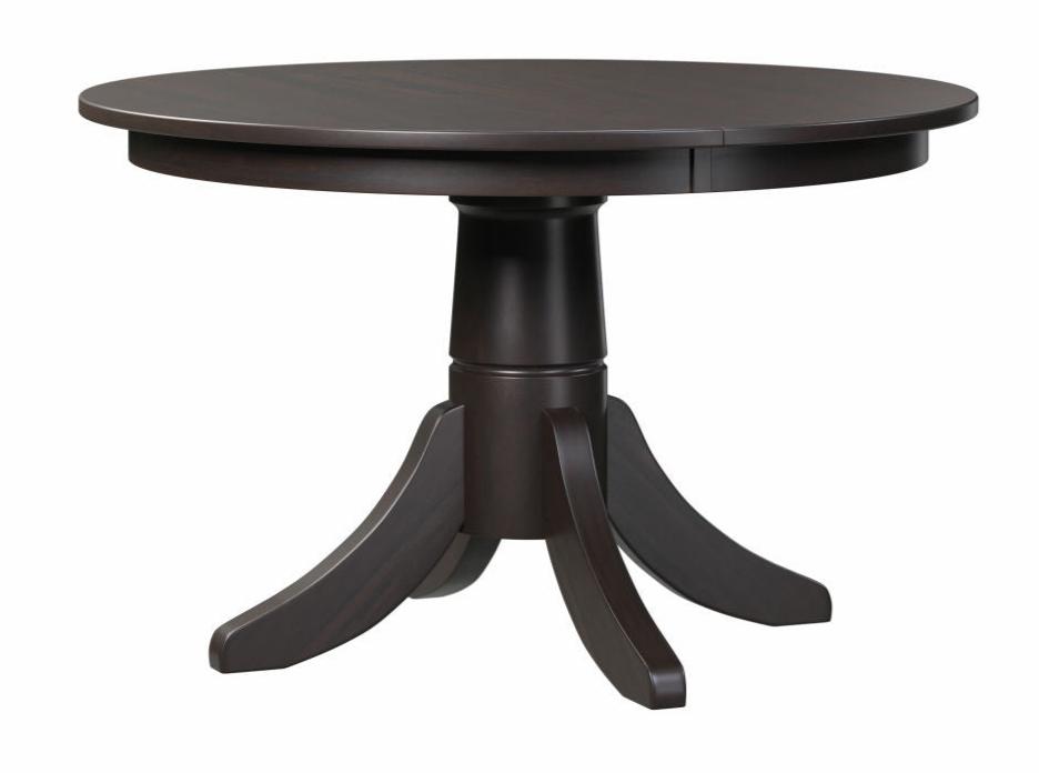 Amish Classic Shaker Single Pedestal Table Single Pedestal Tables Contemporary