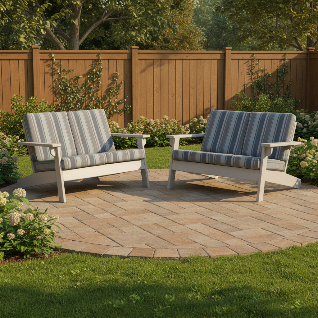 Amish Cape May Adirondack Loveseat 2-Pc. Set