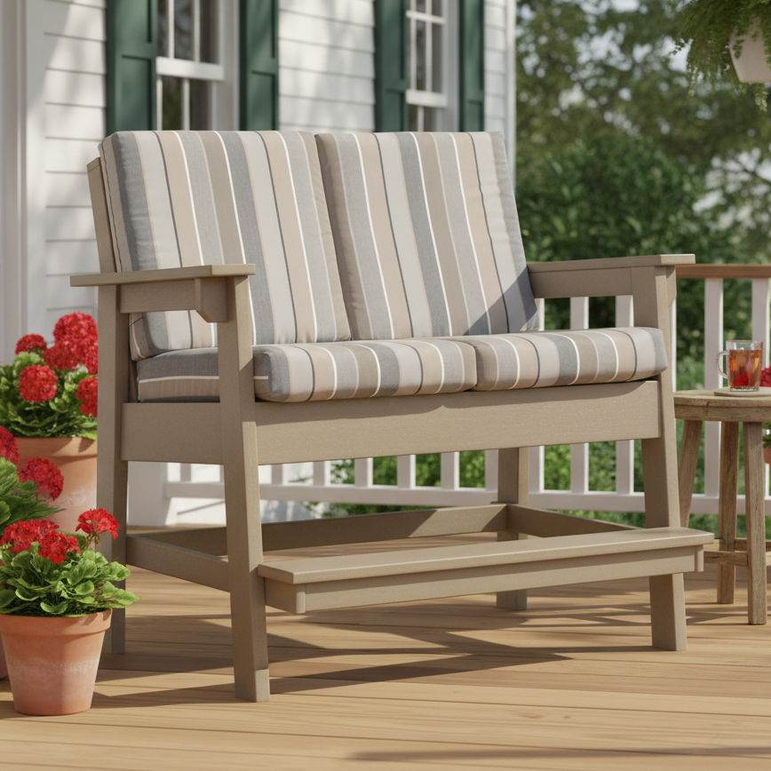 Amish Cape May Balcony Loveseat