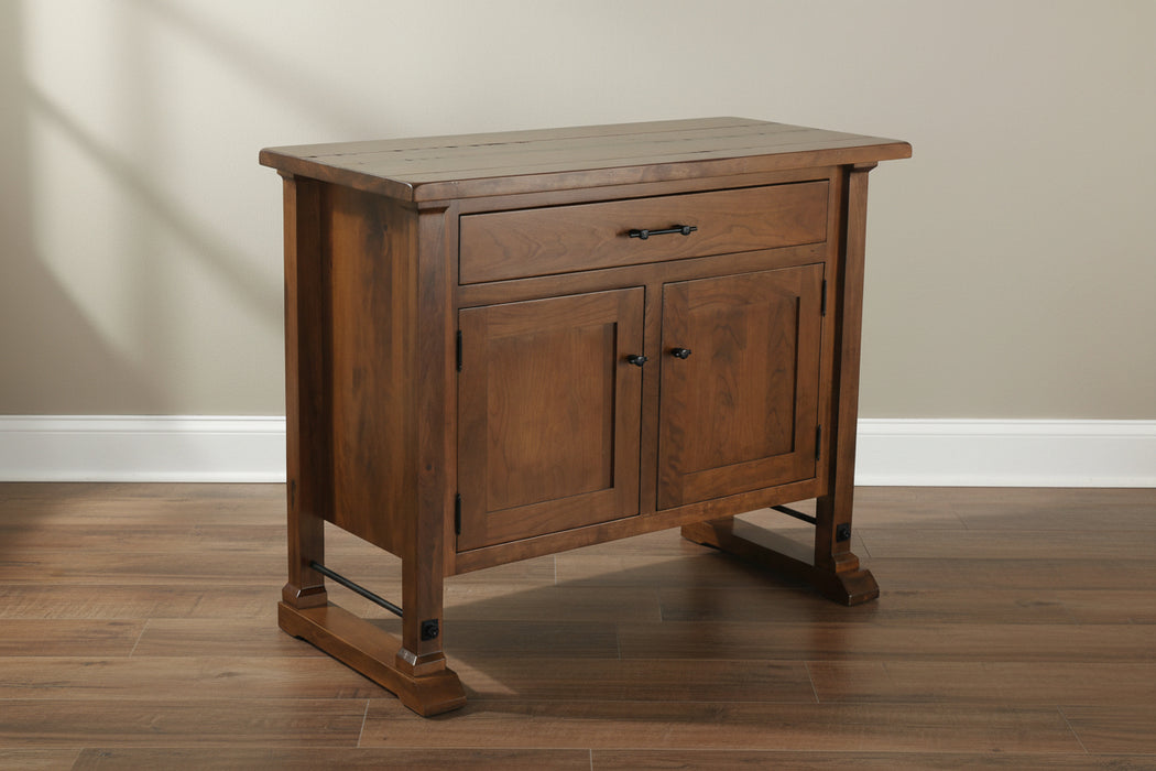 Carla Elizabeth 2-Door Buffet
Standard Hardware: 55271-ORB, 55275-ORB
- Reverse Panel Doors
- Flush Doors &amp; Drawers
- Dovetailed Drawers
- Adjustable Wood Shelves