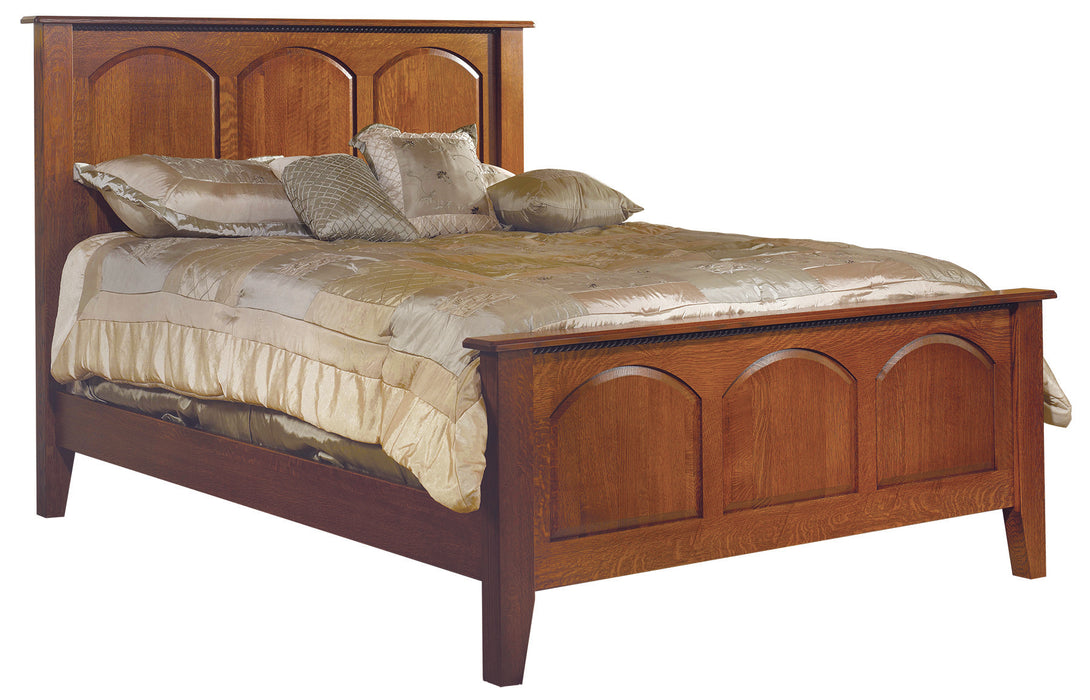 Amish Carlisle Shaker Bed Panel Beds Traditional