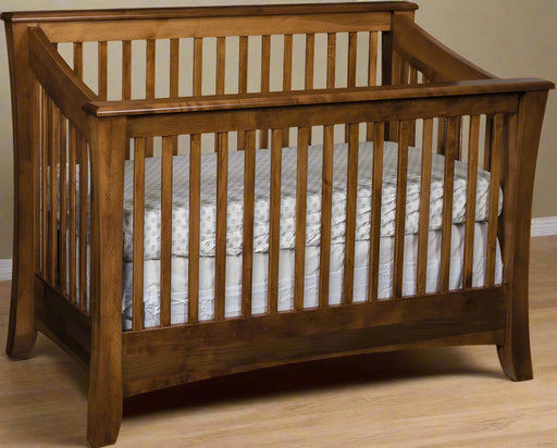 Amish Carlisle Slat 3-in-1 Converter Crib Converter Cribs Contemporary