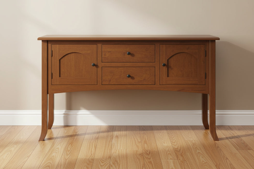 - Standard Hardware: 53005-FB
- Flush Doors
- Adjustable Wood Shelves
- Full Extension Drawer Slides
- Dovetailed Drawer Boxes