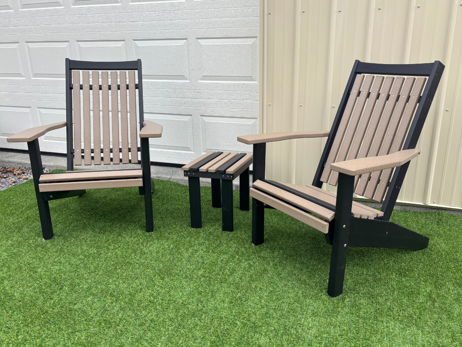 Amish Mission Adirondack Chair Set - In-Stock WW/BL